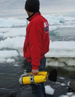 Maiden voyage of the robotic fish designed by COE in the Antarctic